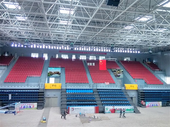 建德电厂体育馆网架加工