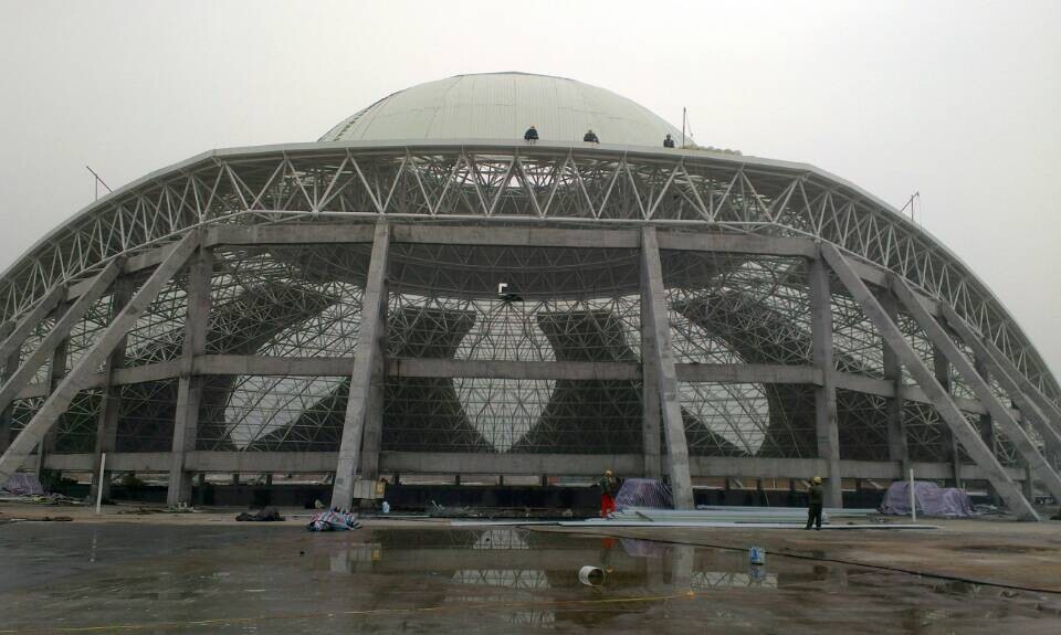 建德温泉馆网架工程